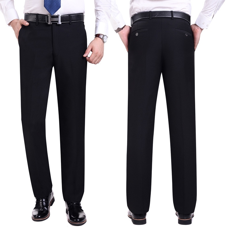Suit Pants Men Dress Pants Social Mens Dress Pants Black Formal Suit Pants Business Male Wedding Dress Casual Men Trouse