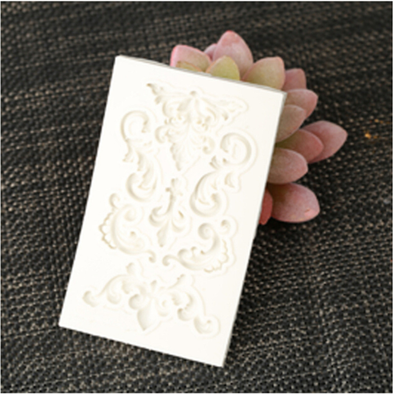 1PC Euporean Muster Form Fondant Kuchen Silikon Form Kekse Gebäck Form Süßigkeiten Schokolade Formen Kuchen Dekoration Backen Werkzeuge