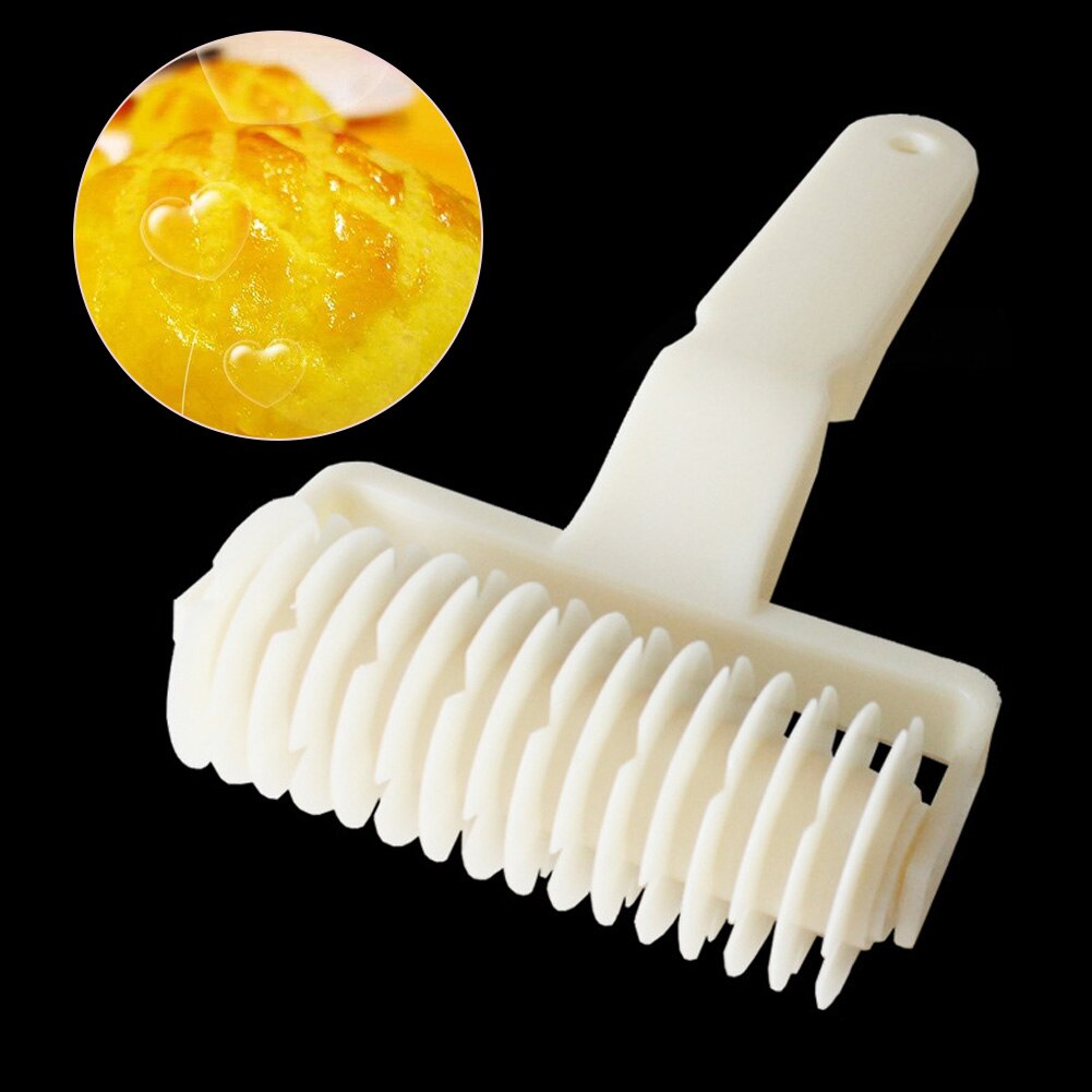 Kitchen Baking Tool Cookie Pie Pizza Bread Pastry Lattice Plastic Roller Cutter Sweet Making Pastry Spatulas
