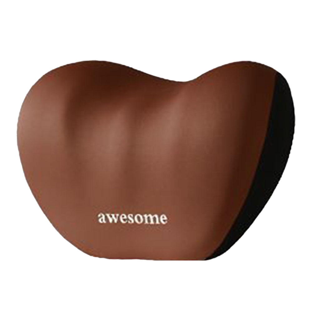 Update Car Lumbar Support Pillow Auto Neck Pillow Waist Support Removable Washable Backrest Universal Vehicle Cushion: GRAY