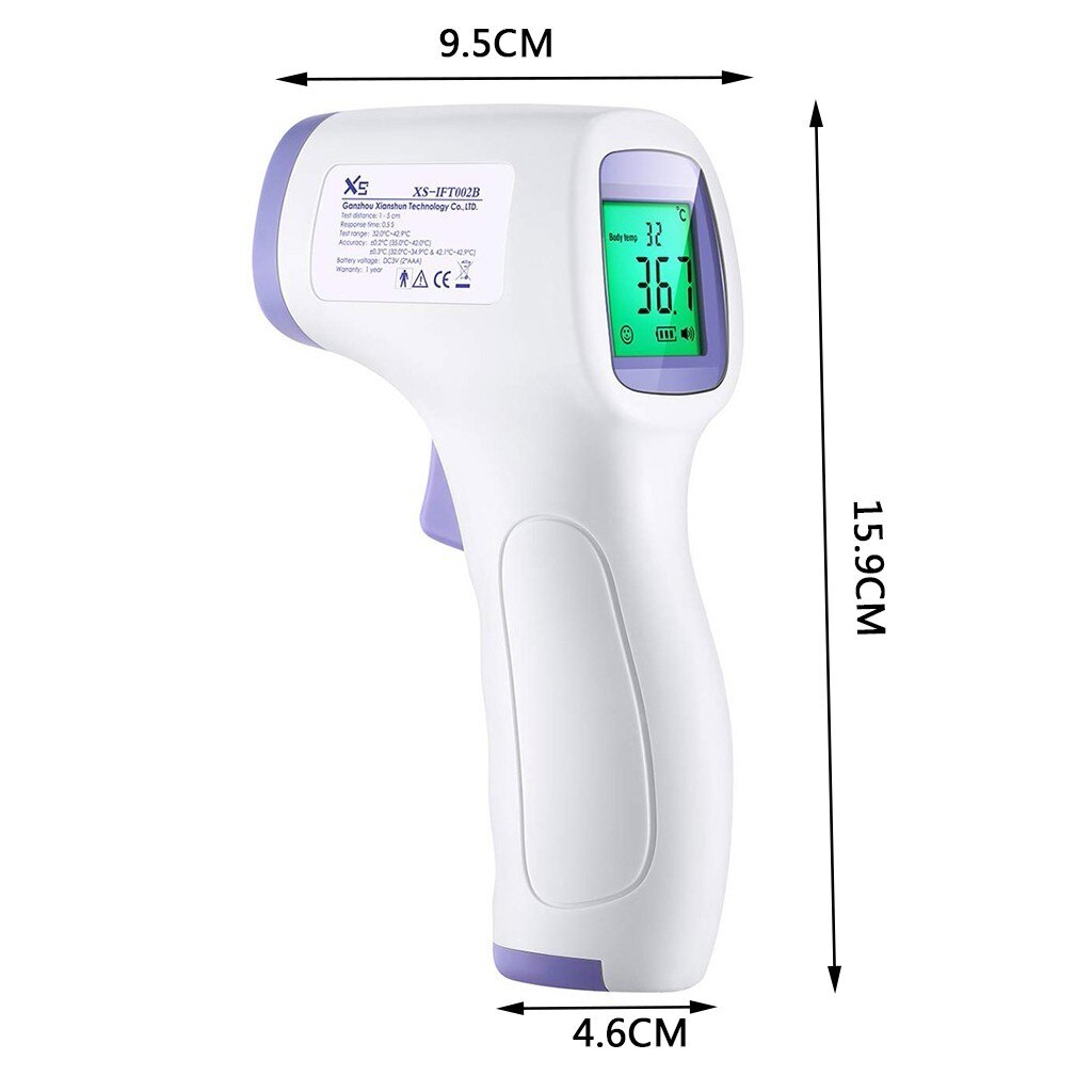 Digitaltermometeinfrarød pande berøringsfri pande termometer digital infrarød krop temporal термометр уличный
