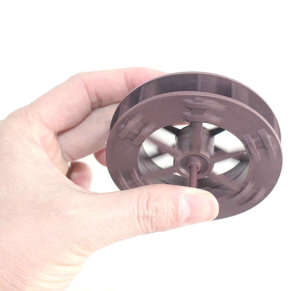 NuoNuoWell 5/6/8/10/14CM Correndo Roda D&#39; Água Acessórios Ornamentos Lagoa Aquário Ornamental Paisagismo plástico 10pcs-Pack