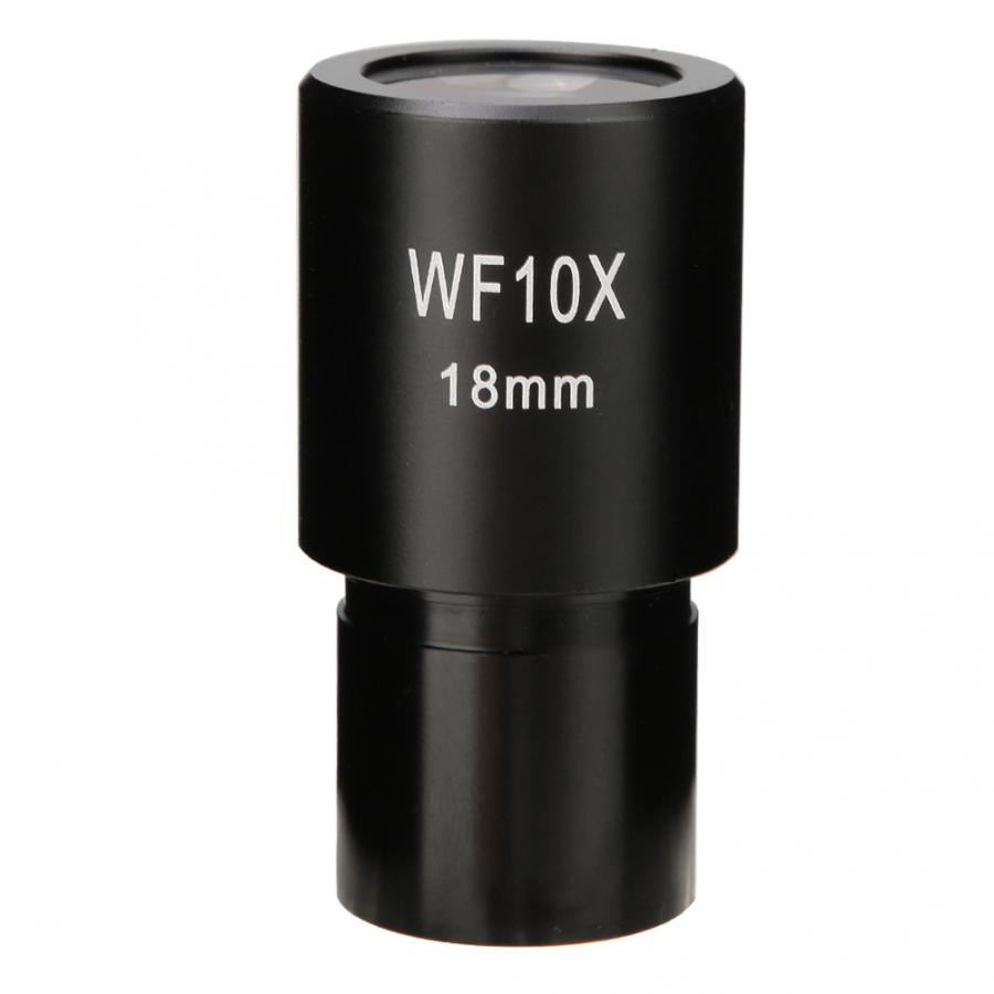 WF10X/18mm Biological Microscope Wide-Angle Eyepiece Optical Lenses with Scale 23.2mm Built-in Reticle Wide Angle