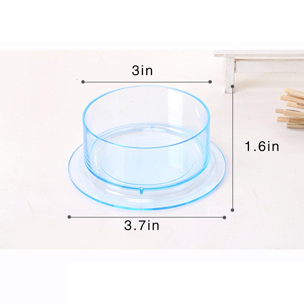 Image showcasing Clear Hamster Food Bowl Anti Turnover Hamster Feed... - Grandado