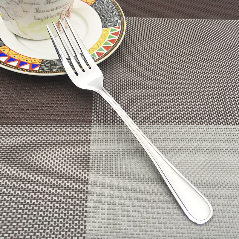 4 6 10 12pcs Dinner Fork set Stainless steel Serving Fork Slimline pattern Table Forks Dessert Salad Fruit Flatware Cutlery set