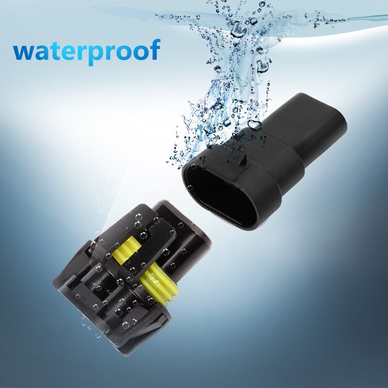 YUNPICAR-conector de arnés de cableado para faro delantero de coche, HB3, macho y hembra, paquete de 5