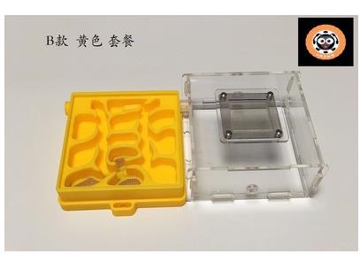 3D Printing PLA Ant Nest Ants Farm Flat Acrylic Ant Workshop Insect Cages Granja de hormigas nid fourmis Villa Pet Mania: B yellow