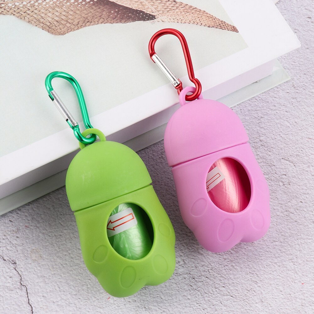 Useful Dog Poop Waste Bag Storage Box Pet Supplies Garbage Bags Carrier Holder Cleaning Tool Litter Picker Dispenser Poop Pouch