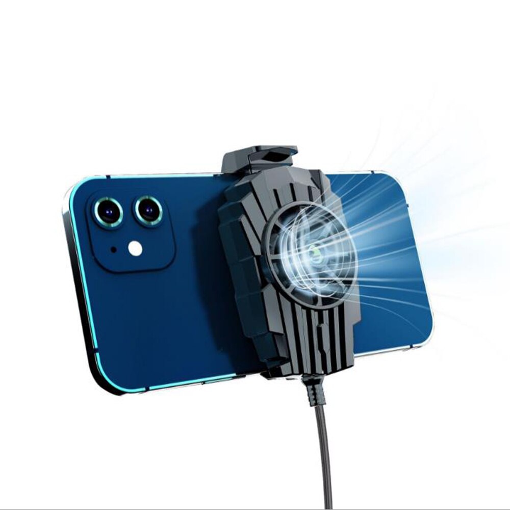 Uniwersalny telefon komórkowy Cooler gra wentylator Gamepad uchwyt telefonu stojak grzejnik dla iphone Xiaomi Poco akcesoria do gier