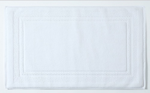 LYN&GY 100% Cotton Lxuray Geometric Plaid Hotel Bathroom Foot Towel Door Bathmat Machine Washable 45x75cmx380grams Bathroom mat: H