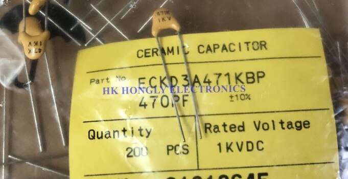 100pz 1KV 221K 222K 331K 471K 122K 222K 220PF 330PF 470PF 1200PF 2200PF ad alta Tensione Condensatore di Ceramica