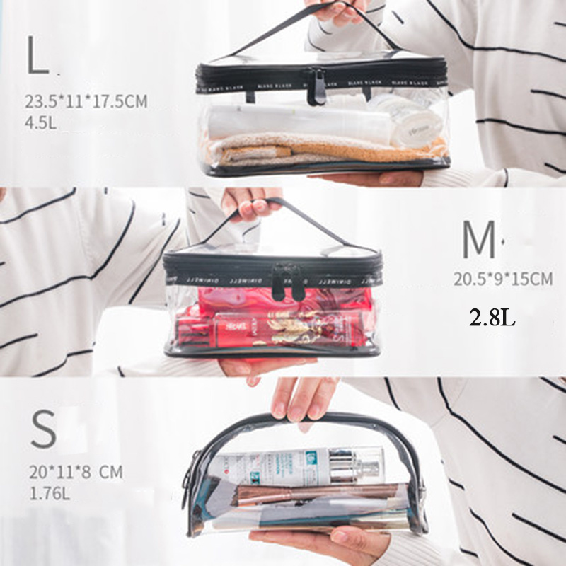Moda transparente saco de cosméticos viagem pvc pequeno saco de toalete para as mulheres zíper maquiagem organizador mini bolsa de maquiagem holográfica