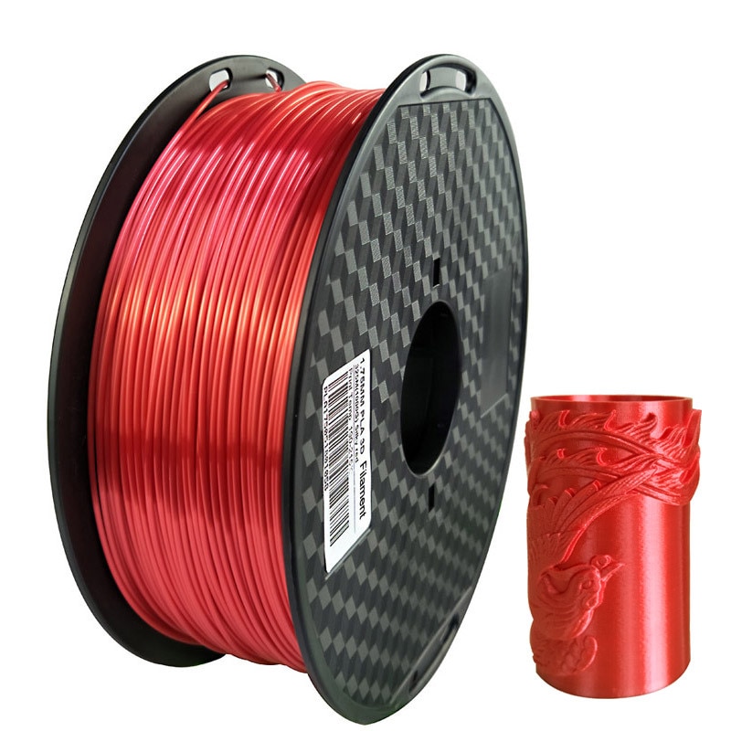 Zijderood 0.5kg 1.75mm pla 3d printerfilament advance zijdeglans printmaterialen 3d printmateriaal benodigdheden 3d filamento