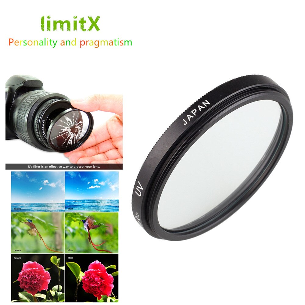 limitX Accessories Bundle UV CPL ND4 Filter & 3 Pack Filter Case for Panasonic Lumix DMC FZ72 FZ70 FZ50 FZ30 Digital Camera