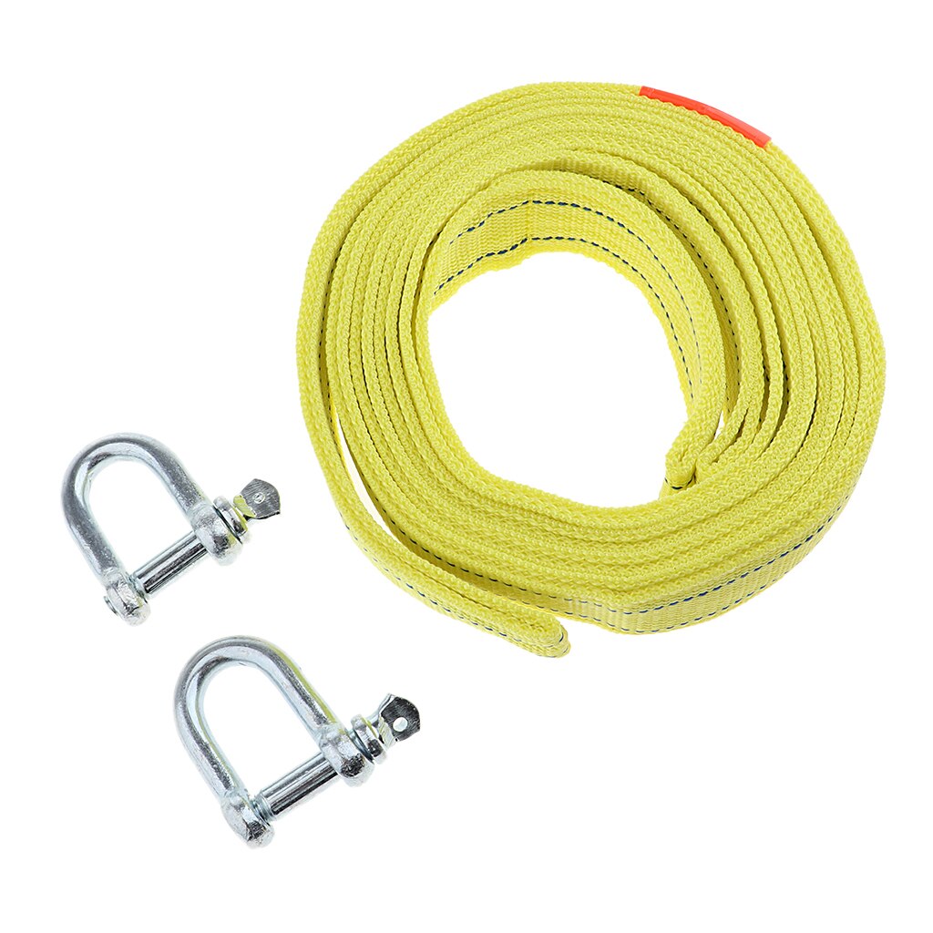 Winch Rope 40MM X 4M Hook Synthetic Car Tow Cable 540G Durable