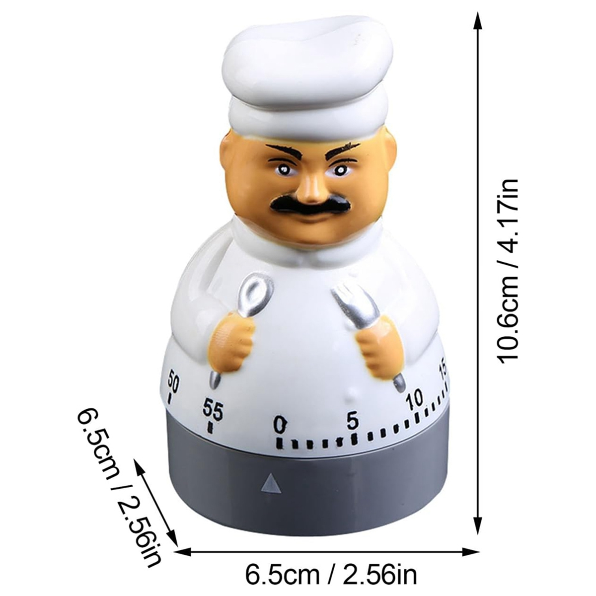 Egg Timer Short-Term Alarm Clock, 60 Minutes Kitchen Timer Cooking Baking Mechanical Countdown Timer Cooking Timer