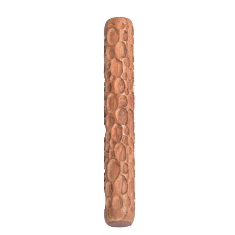 Hout Klei Textuur Deegroller Reliëf Patroon Polymer Clay Roller Keramische Aardewerk Gereedschappen: 3