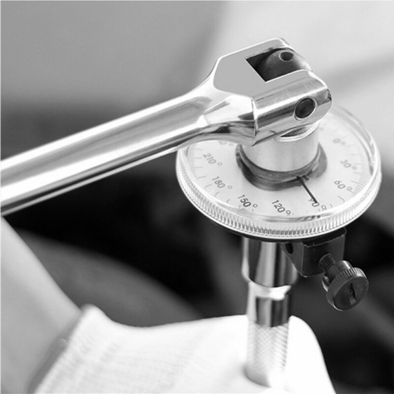360° 1/2 Drive Torque Angle Gauge Meter Angle Rotation Measure Tool Wrench