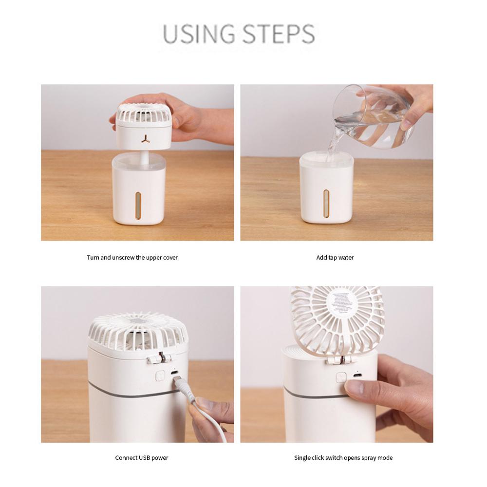 sprühen Fan USB Mini Handheld Lüfter Sommer Neue freundlicher Geschwindigkeit Einstellbar 3 Geschwindigkeit Tragbare Wiederaufladbare