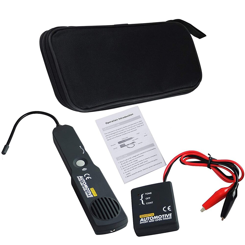 6-42V Dc Cable Tracker Korte & Open Circuit Finder Tester Auto Voertuig Reparatie Checker Apparaat