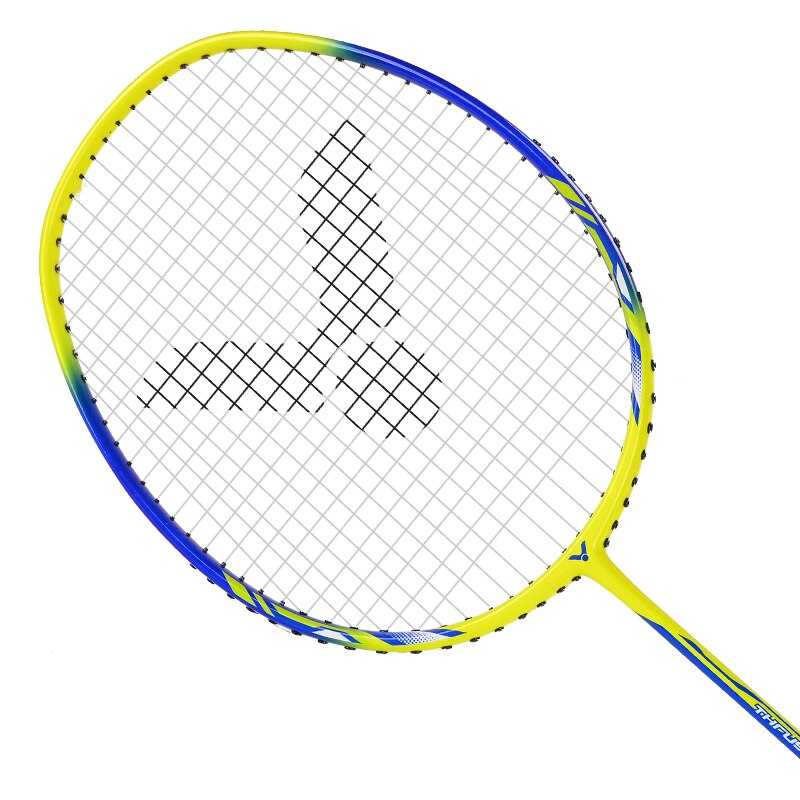 Raqueta de bádminton genuina Victor TK-99 fibra de carbono 4U súper ligera raquetas de bádminton con cubiertas