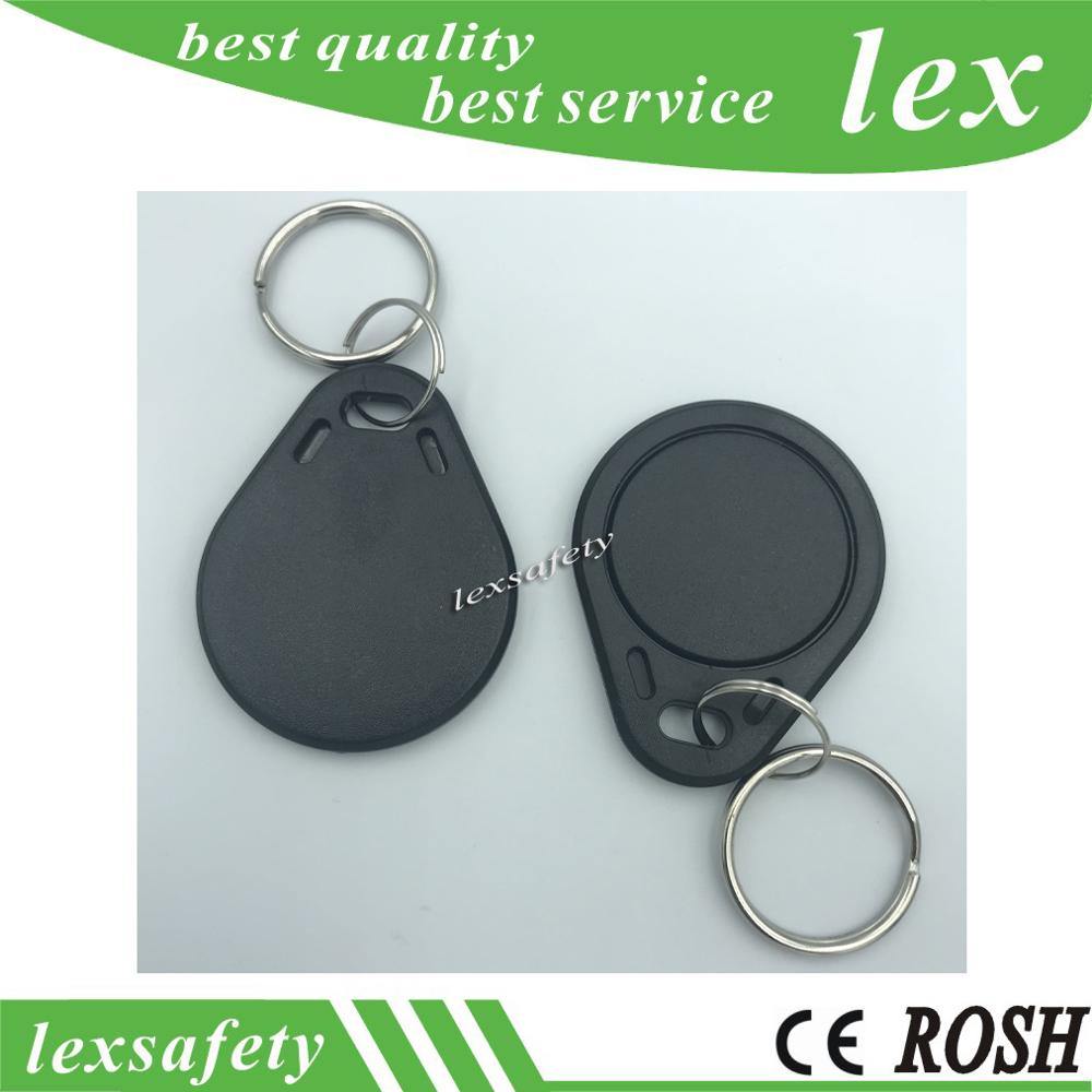 100 pçs/lote hf m1 f08 keyfobs 13.56 mhz iso14443a rfid ic freqüência chaveiro fm1108 cartão passivo botão de controle acesso