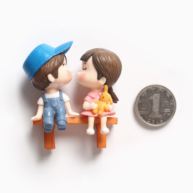 Decorative Bride & Bridegroom Wedding Fridge Magnets 3D Groom Wedding Decoration: Couples a