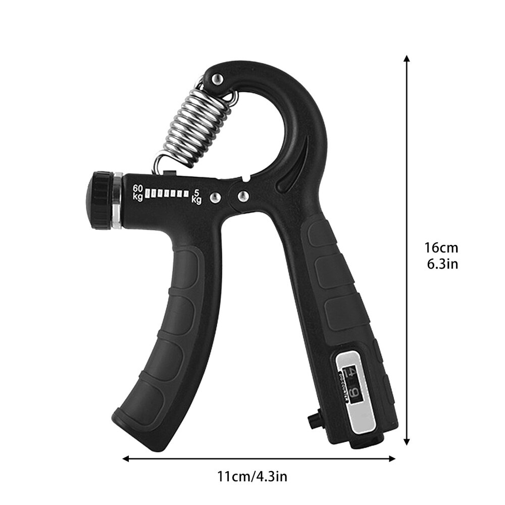 Grip Strength Device Portable Fitness Equipment Trainer Durable 5KG-60KG Countable Finger Rehabilitation Training