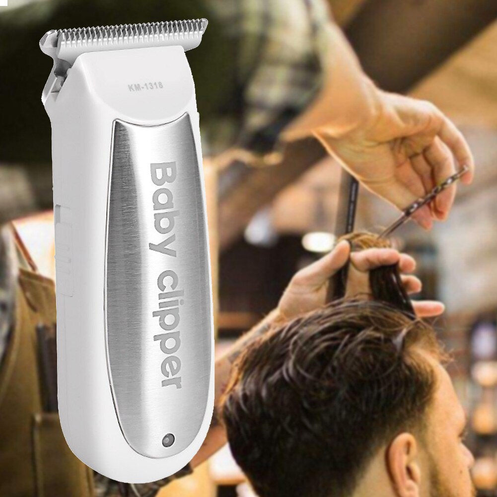 Electric Waterproof Portable Trimmer Low Noise Shaver Silent Cutting Baby Hair Clipper Washable Toddler Haircut Barber Cordless