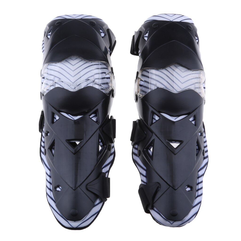 Pair Adults ATV Motorcycle Motocross Knee Shin Leg Guard Pad Protector