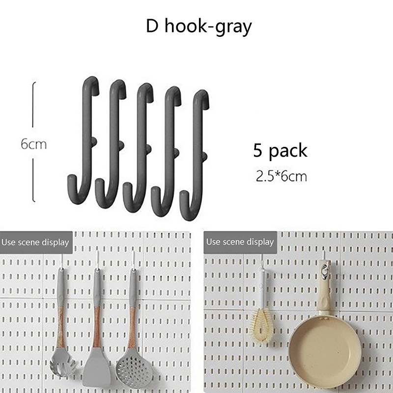 Accesorios de pared para tablero perforado, organizador de pared, pantalla de montaje, Kit de tablero perforado artesanal, Panel de almacenamiento de herramientas, estante para baño y cocina: Morado