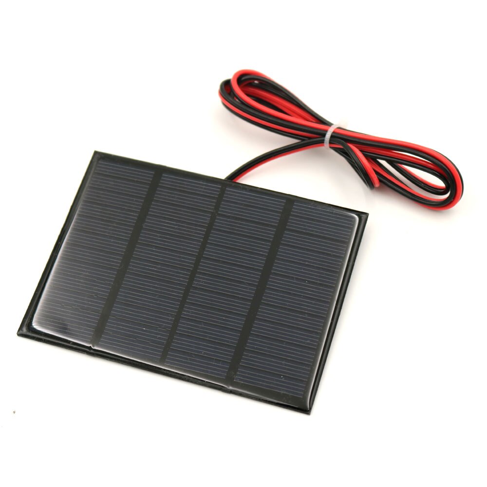 Aurinkokenno 12v 125ma 1.5w miniaurinkojärjestelmä tee itse matkapuhelimen akun lataukseen monikiteinen aurinkopaneeli 100cm jatkojohdolla
