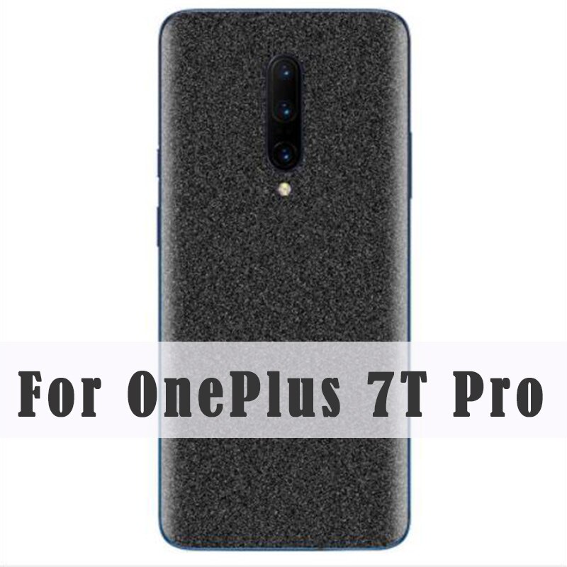 Phone Protect Skin Glitter Matte Phone Sticker For OnePlus 7 7Pro 6 6T 7T 7T Pro 5 5T Film Back Screen Protector Vinyl Sticker: For OnePlus 7T Pro