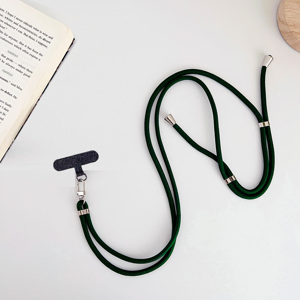 Uniwersalny regulowany pasek na smycz do telefonu wiszący sznur do telefonu komórkowego paski na szyję smycze zapobiegające zgubieniu akcesoria do telefonów komórkowych 150 cm: Żółty/złota