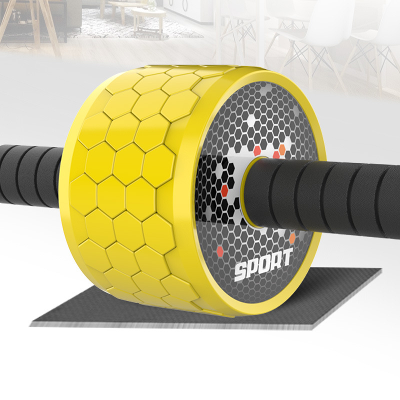 Gym Exercise Equipment No Noise Abdominal Wheel Ab Roller Keep Fit Home Fitness Abdominal Power Muscle Trainer Training