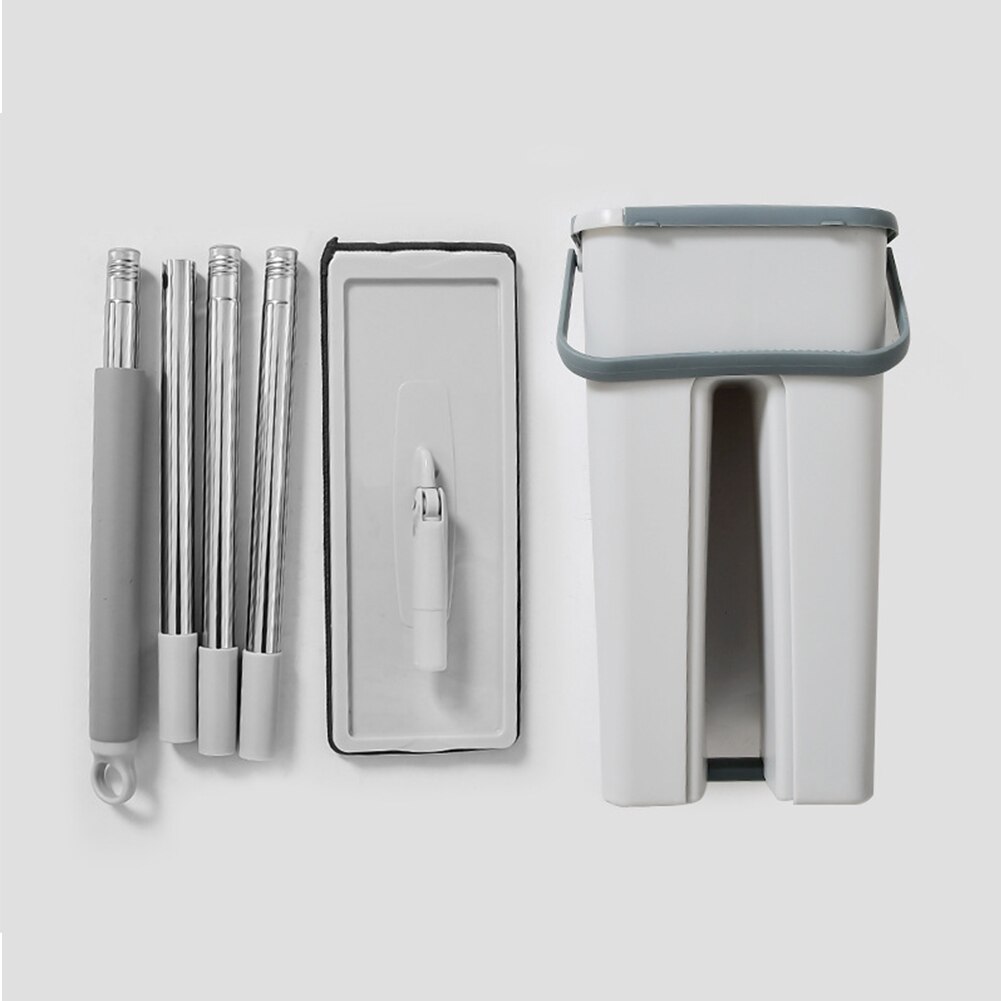 Floor Mop Set Automatic Mop And Bucket Avoid Hand Squeeze Magic Wooden Floor Lazy Mop VIP Washing Microfiber Cleaning Cloth Flat
