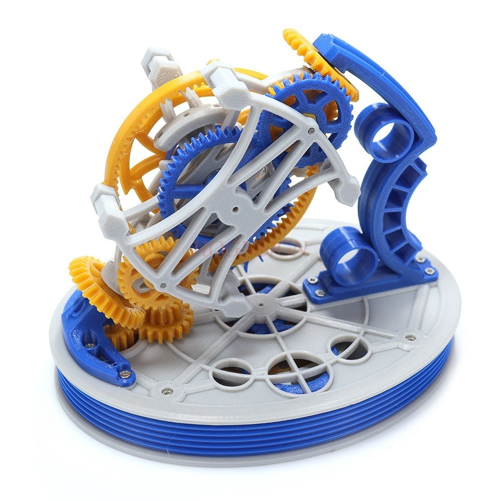 Dubbele as tourbillon modelvermogen 3D-printen slingeruur mechanisch principe desktop slingeruitrusting