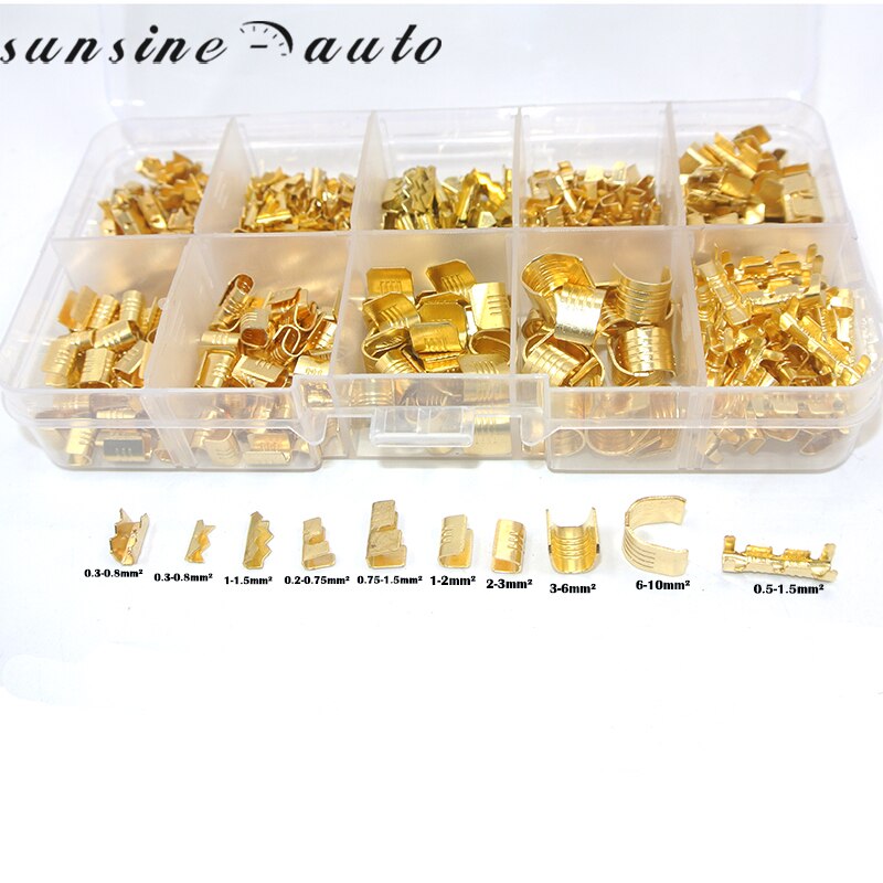 445pc DJ454 DJ452 453 Car and motorcycle maintenance U - line and deduction copper copper wire nose and line terminal 454TABCD