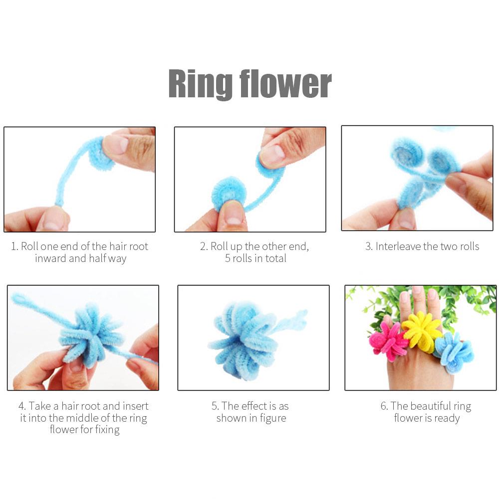 Varillas de terciopelo para manualidades, varillas de terciopelo de colores para manualidades, bricolaje, decoración creativa, colores surtidos, 100 Uds.