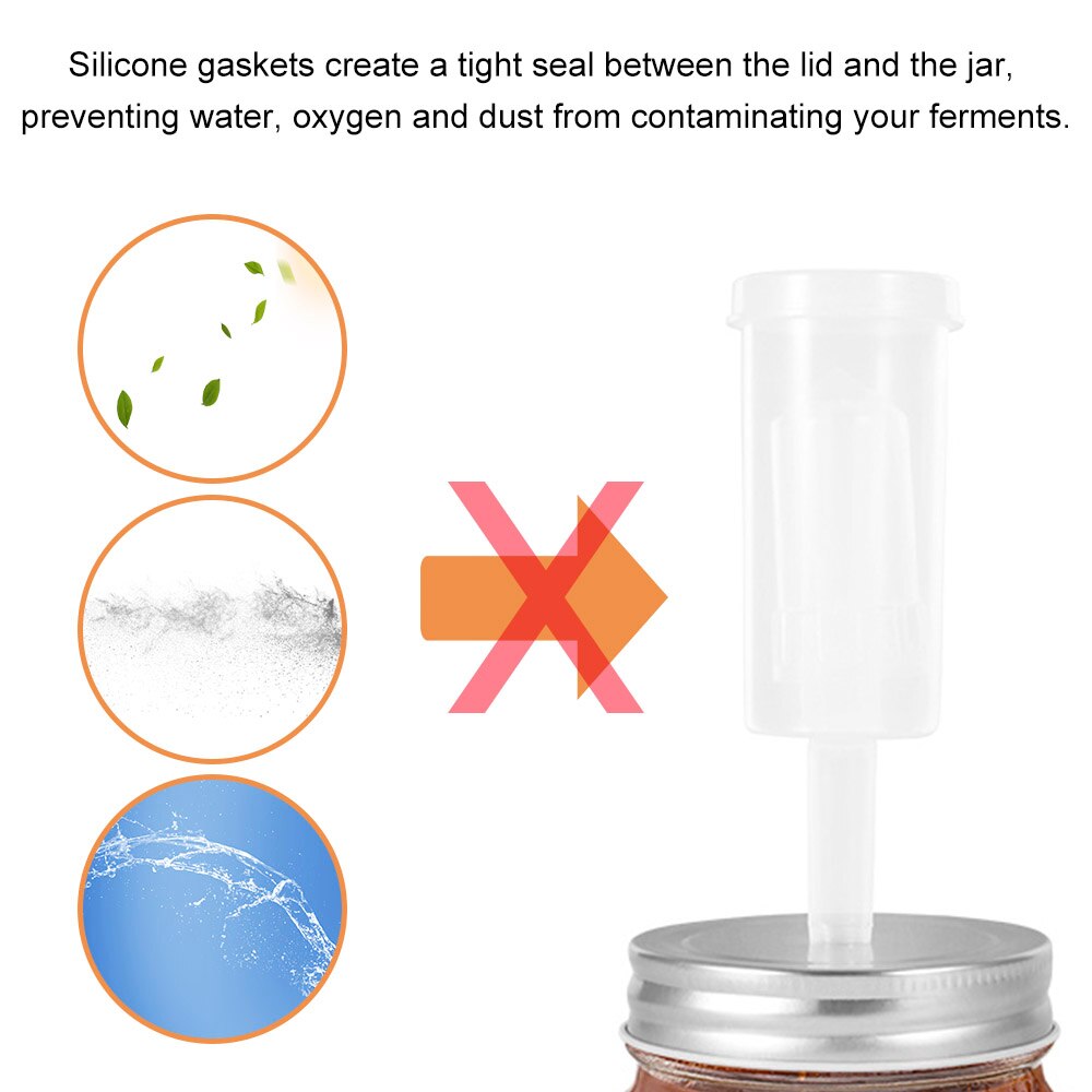 10PCS Reusable Silicone Seals Plastic Storage Lids Gaskets For Leak Proof Mason Jar Lids Mason Jar Glass Jar Bidon Jars Cover