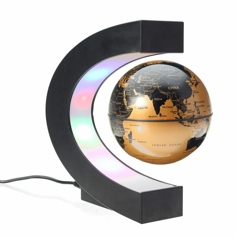 3 Inch Magnetic Levitation Globe Student School Teaching Equipment Night Light Globe UK US EU AU Plug