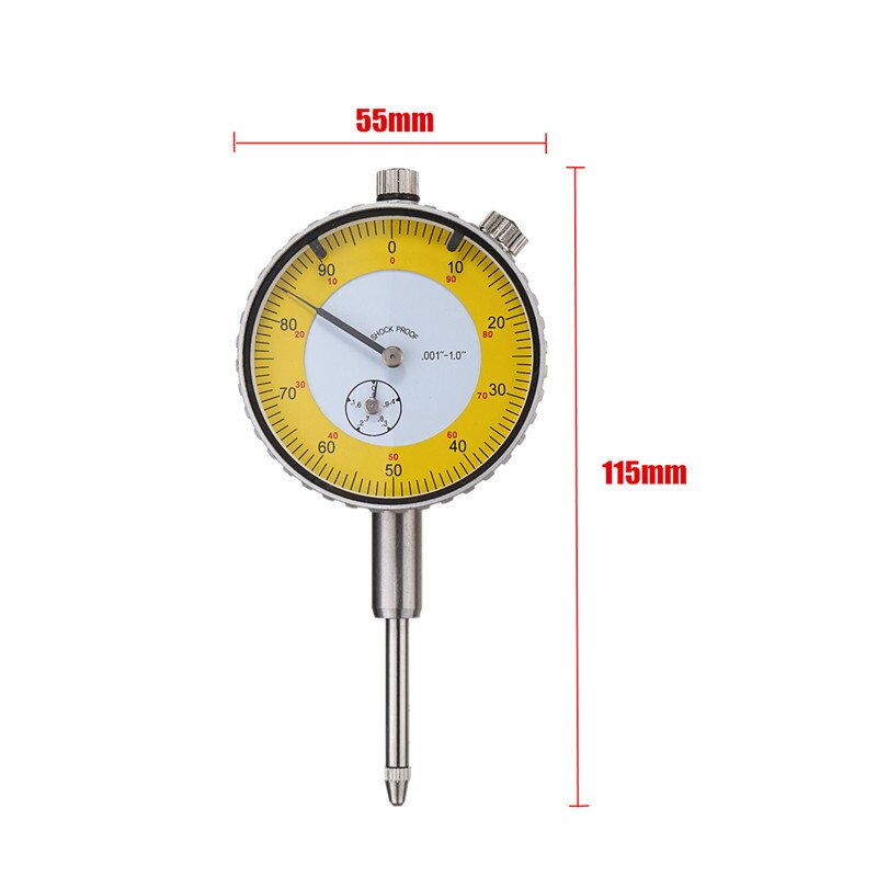 0.001"-1.0" Precision Dial Gauge Test Indicator Lever Scale Meter Accuracy Indicators Center Finder Micrometre
