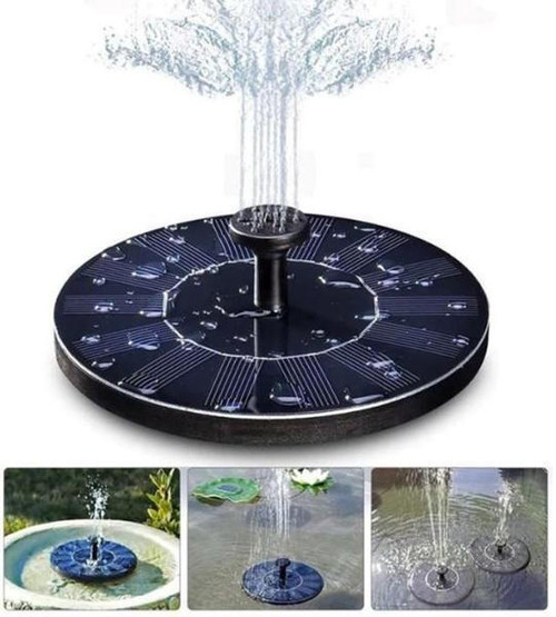 Customizable Solar Bionic Fountain Mini Solar Fountain Solar Water Fountain: Rose