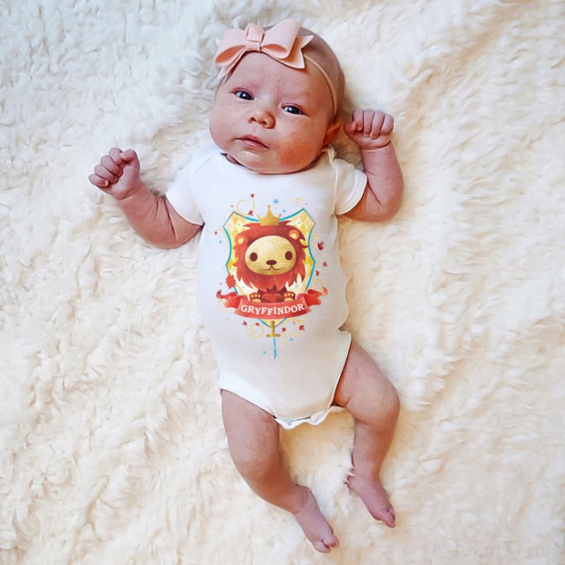 DERMSPE Mode Baby Jongens Meisjes Katoenen Rompertjes Zomer Baby Jumpsuits Korte Mouw Ademend Pasgeboren Baby Kleding Leuke Witte