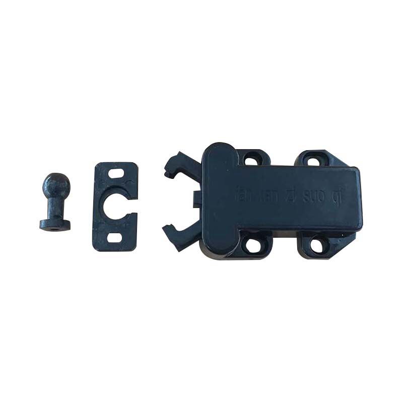 Beetle Magnetic Cabinet Push To Open Rebound Self-Locking Device Press Latch Cupboard Door Closer: Black