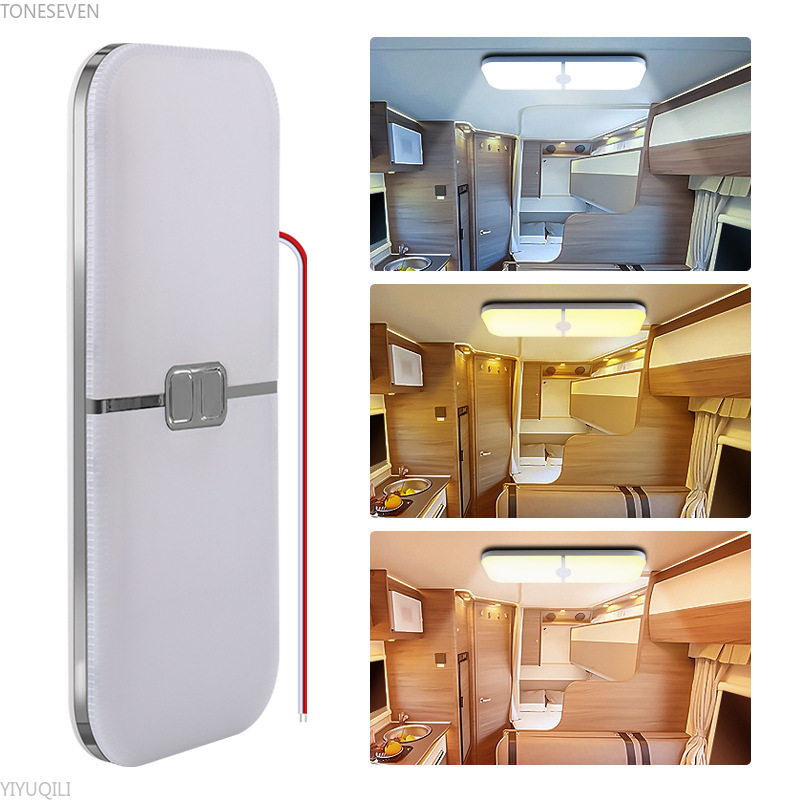 RV Verlichting Interieur 3 Kleuren Camper Verlichting 204 LEDs Dimbare 12 V Led Lampen Armatuur RV Plafond Lichtkoepel