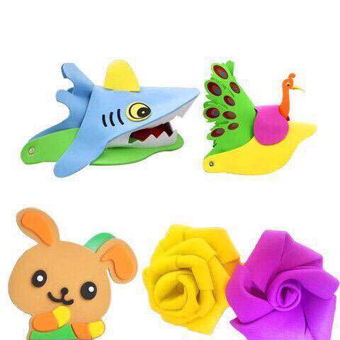 50*50CM/1MM EVA Foam Paper Handmade Foam Sheets Sponge Paper DIY Handcraft Materials Multicolour Flower Prop Party Christmas