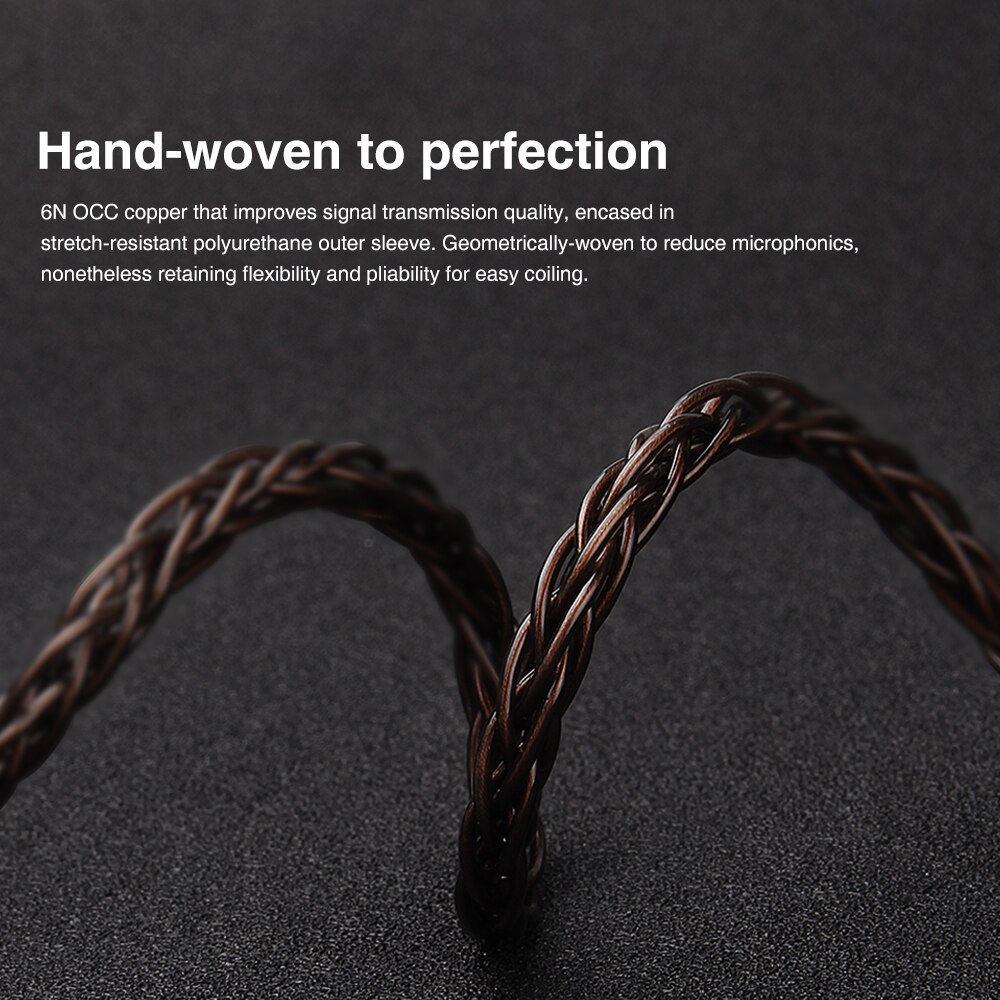 TRN T4 8 Core OCC Single crystal copper cable Earphones Cable 2PIN\MMCX Connector For TRN VX V90 BA5 V80 For BL03 BQ3 T4 T2 DT6