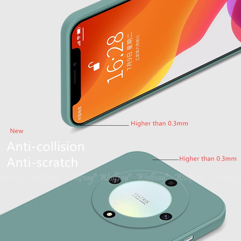 Offizielle flüssigsilikon-schutzhülle für honor  x9a  x9a x8a x7a x9 x8 x7 x6s handyhülle für honor  x9a