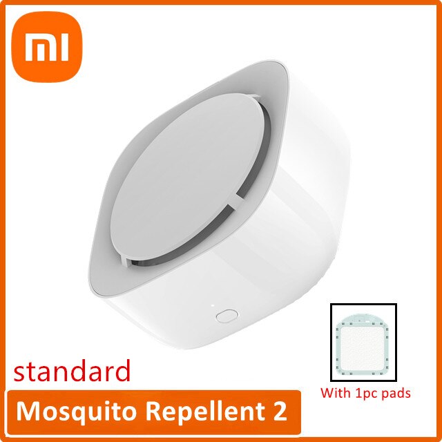Xiaomi-repelente de mosquitos inteligente 2, repelente de mosquitos no tóxico, recargable por USB, funciona con la aplicación Mijia,: standard